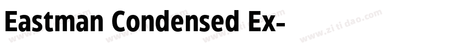 Eastman Condensed Ex字体转换